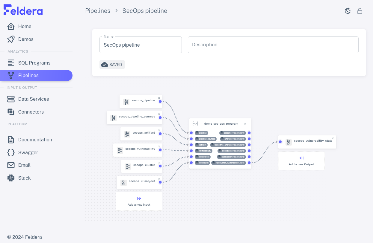 Pipeline builder